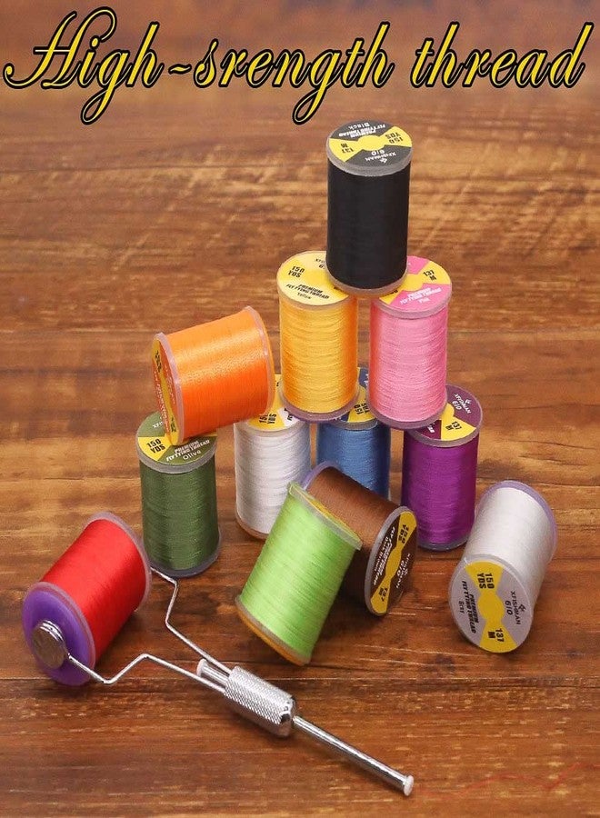 XFISHMAN Fly-Tying-Thread-Kit-6/0-3/0 Fly Tying Supplies Fly Fishing Materials Accessories - Image 5